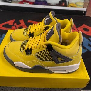 2021 Jordan 4 Retro Lighting CT8527-700 Men Sizes 10 B